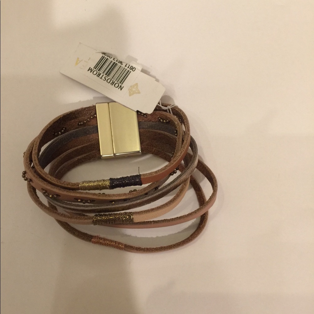 Nordstrom beautiful leather bracelet